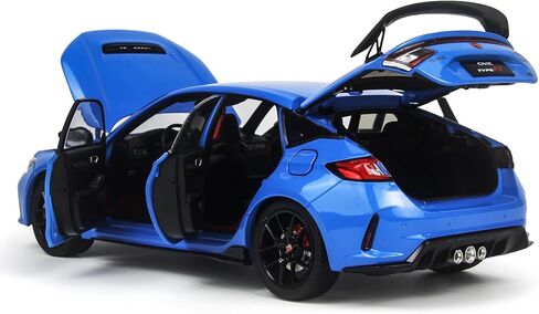 PAUDI Model 1/18 Scale Diecast Model Cars 2023 Honda Civic Type-R FL5 Blue Popular Car Models for Adults Collection in Saudi Arabia