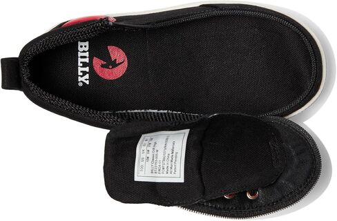 BILLY Footwear Unisex-Child Toddler Black/Red Light Ups Billy Classic D|r High Sneaker in Saudi Arabia