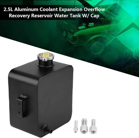 Keenso Universal 2.5L مشعاع ألومنيوم مبرد توسيع تجاوز الانتعاش خزان زجاجة مياه ث/استبدال in Saudi Arabia