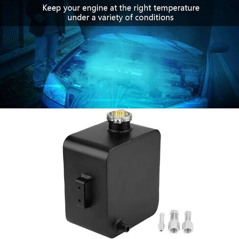 Keenso Universal 2.5L مشعاع ألومنيوم مبرد توسيع تجاوز الانتعاش خزان زجاجة مياه ث/استبدال in Saudi Arabia
