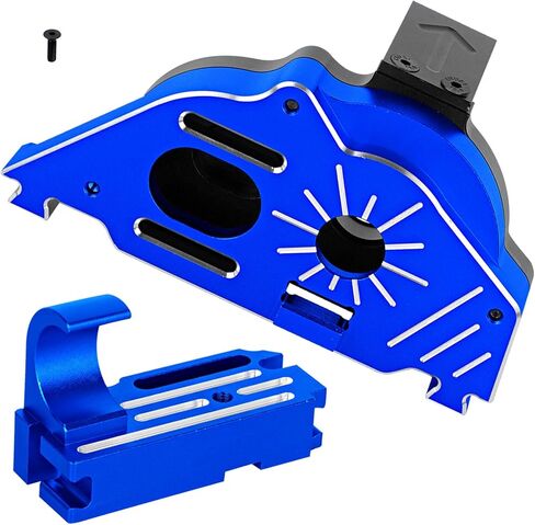 Center Gear Transmission Gearbox Set & Motor Mount Upgrades Part for 1/10 Big Rock/Granite/Senton 3S,1/8 Typhon/Infraction 3S & Mega550,RC Aluminum Motor Mount Gear Cover Hops Up,Red in Saudi Arabia