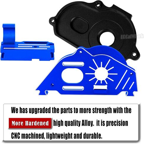 Center Gear Transmission Gearbox Set & Motor Mount Upgrades Part for 1/10 Big Rock/Granite/Senton 3S,1/8 Typhon/Infraction 3S & Mega550,RC Aluminum Motor Mount Gear Cover Hops Up,Red in Saudi Arabia