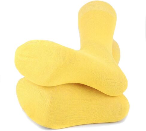 Feraricci 6 Pack Solid Color Casual Dress Socks for Men - Colorful & Comfortable Crew Socks in Kuwait