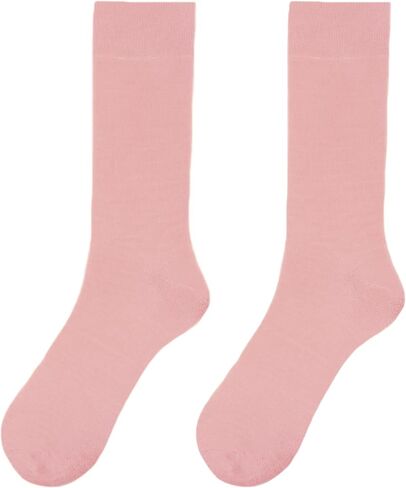 Feraricci 6 Pack Solid Color Casual Dress Socks for Men - Colorful & Comfortable Crew Socks in Kuwait