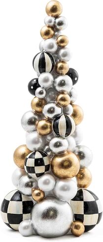 MACKENZIE-CHILDS Glam Up Bauble Tabletop Christmas Tree, Unique Christmas Tree Room Decor in Saudi Arabia