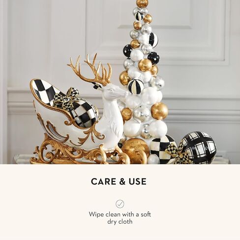 MACKENZIE-CHILDS Glam Up Bauble Tabletop Christmas Tree, Unique Christmas Tree Room Decor in Saudi Arabia