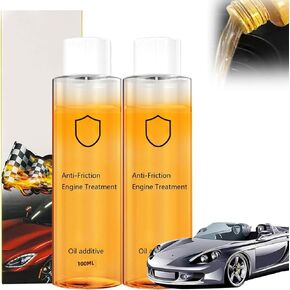 Highly Effective Engine Anti, Engine Anti Wear Protection Agent for Car, Highly Effective Anti, Wear Protectant, Wear Agent, Anti-Shaking and Fuel Efficient Engine Agent (2Pcs)