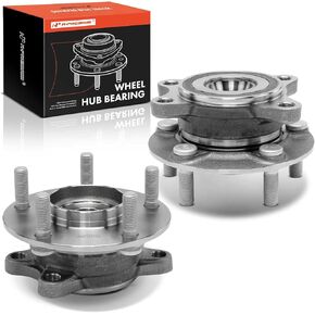 A-Premium 2 x Front Wheel Bearing and Hub Assembly with 5-Lug Compatible with Mazda 3 2019 2020 2021 2022