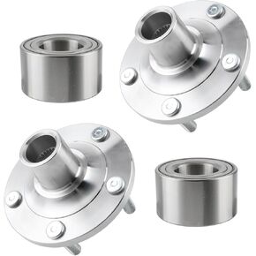 AUTOKAY Front Wheel Hub & Bearing Assembly for Mazda 3 05-13 for Mazda 5 06-10 Pair(2) Replaces LS-WHB003
