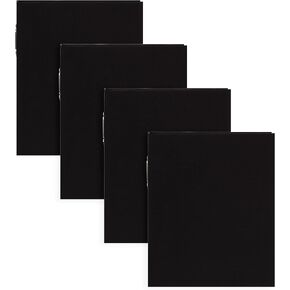 DesignOvation Cydney Photo Album, Set of 4, Teal, Linen Wrapped Photo Albums with 40 Photo Storage Capacity