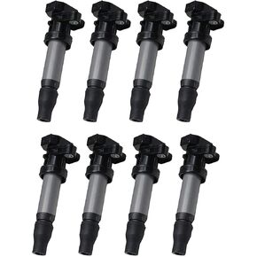 ENA Set of 8 Ignition Coil Packs V8 4.6L Compatible with Buick Cadillac 2007 2008 2009 2010 2011 DTS Lucerne, 2007-2010 STS, 2007-2009 SRX XLR Replace# UF543 12597745 2505301075 368202 42597745 48720