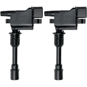 IGNITION COIL PACK SET OF 2 COMPATIBLE WITH MAZDA PROTEGE PROTEGE5 2.0L L4 REPLACEMENT FOR FFY1-18-100 FFY118100 UF-407 UF407 C1340
