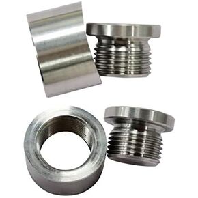 M18X1.5 Bung and Plug Notched Style Bung and Plug Stepped Notched Style Mounting Bung and Plugs (2 Bungs/2 Plugs)