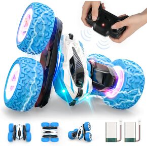 Remote Control Stunt Car Toys-Double Sided 360°Rotating 4WD RC Cars Degree Flips Rotating Car Toy
