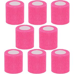 Self Adhesive Bandage Wrap,2 Inch Black Breathable Elastic Cohesive Bandages, Vet Wrap Sports Tape Bulk for First Aid Supplies, Wrist Sprains Protection