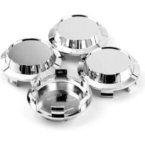RTrhinoTuning 4 PCS 83mm Wheel Center Caps Compatible with Avalanche Suburban Silverado Tahoe Sierra Yukon Denali Escalade Wheel Rim, OD: 3.27"(83 mm) ID: 2.99"(76 mm) Chrome Silver