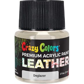 Leather Prep and Deglazer, 2 oz - Prepare Leather Surfaces for Paint, Adhesion Promoter - Cleaner, Remove Shoe Wear Contaminants, Dirt, Grease, Grime, Wax - Clean Sneakers, Jackets Purses