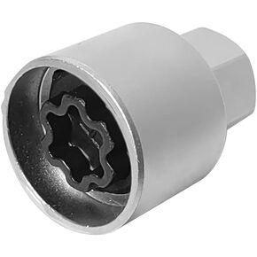 Shkalacar Wheel Lock Lug Nut Screw Socket Wrench Tool Security Master Locking Key 806 / F 17mm Socket Replacement for Audi A6 A3 A4 A5 TT