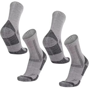 2 Pairs Perfect Blend Anti-Blister Hiking Socks.