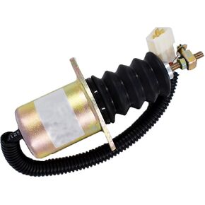 12V Fuel Shut Off Solenoid Valve AM882277 Replacement for John Deere 670 770 870 970 1070 Compact Tractor