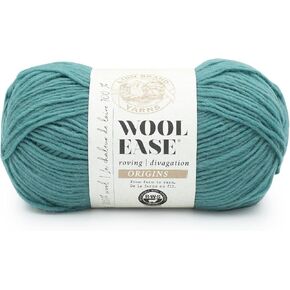 Lion Brand Yarn Wool-Ease Roving Origins Yarn, 1 Pack, Goldenrod