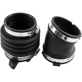 Air Intake Hose, 2 Pcs Engine Air Intake Resonator Hose Tube Duct Boot Fits for Infiniti G35 G35X 2003-2007, Replaces 16576-AL50A, 16576EG00A