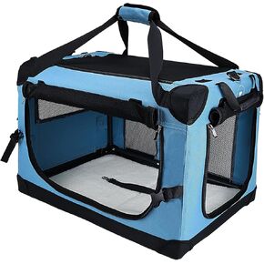 PEGIC Large Cat Carrier for Car Travel, Pegic Soft Sided Collapsible Pet Carrier for Outdoor and Indoor Uses, Roomy Extra Large Cat Carrier for 2 Kittens, Large Cat or Puppies Up to 55lbs