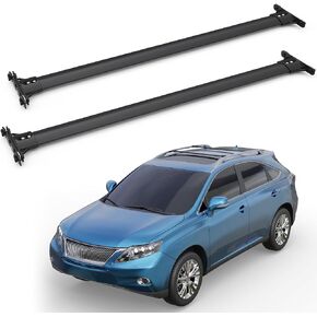 165lbs Aluminum Roof Rack Cross Bars Compatible for 2010-2015 RX350 Rooftop Luggage Carrier Rack for Bike Canoe Kayak Cargo Box