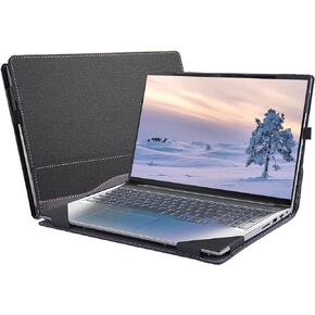 for Laptop Lenovo Yoga Pro 7 14IMH9 14AHP9 & Lenovo Yoga Pro 7 (14IRH8 14ARP8 14APH8) Laptop Protective Sleeve, 2-in-1 PU Leather Case (Dark Gray)