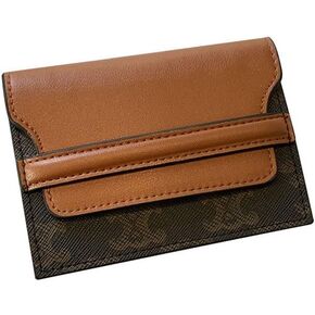 Leheybia 1 Pcs Accordion Wallet Mini Wallet Card Bag Credit Card Holder Women Wallet Small Wallets for Women（A B） (A)