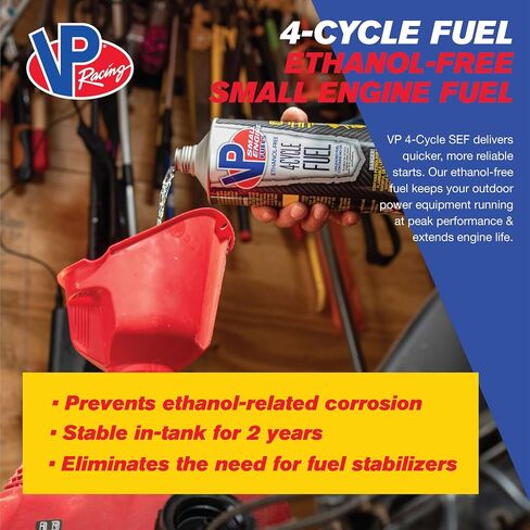 VP Racing Fuels 6205 SEF 4-Cycle Small Engine Fuel, Contains No Oil, Quart (8 Pack) in Saudi Arabia