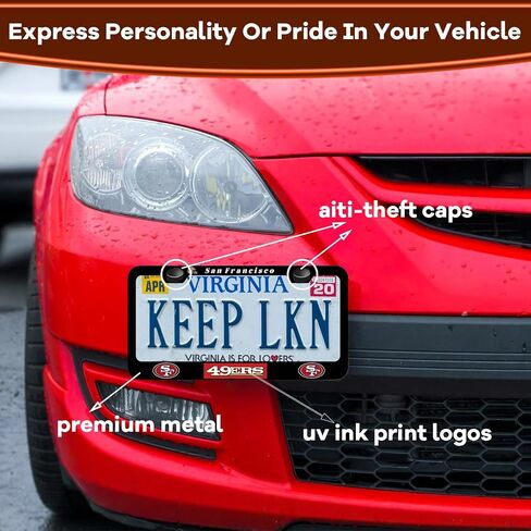 Carbon Fiber License Plate Frame,License Plate Frames(Pack of 2) Premium Metal Resists Rust and Corrosion,Ideal Gift for Sports Lover. (Black 03) in Saudi Arabia
