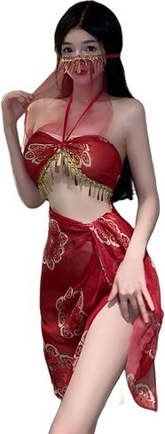 ملابس داخلية نسائية من SINMIUANIME ملابس تنكرية أنيمي كلاسيكية مطرزة من Hanfu بدلة لعب الأدوار الآسيوية أزياء فستان شيونغسام in Saudi Arabia