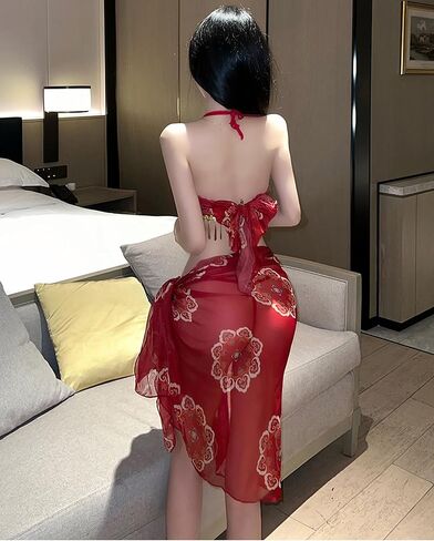 ملابس داخلية نسائية من SINMIUANIME ملابس تنكرية أنيمي كلاسيكية مطرزة من Hanfu بدلة لعب الأدوار الآسيوية أزياء فستان شيونغسام in Saudi Arabia
