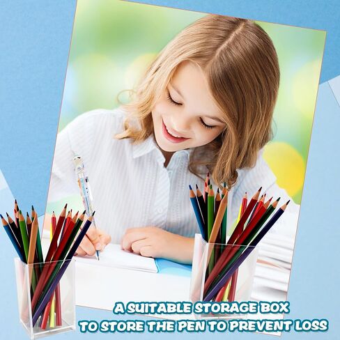 24 حزمة منظم قلم رصاص سطح المكتب حامل قلم رصاص أكريليك شفاف حامل قلم حامل فرشاة ماكياج حامل قلم رصاص أكريليك كوب قرطاسية منظم مكتب ملحق لمستلزمات المنزل والمدرسة المكتبية in Kuwait