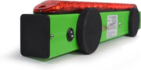 TowMate 22" Wireless LED Tow Light Bar - Lime Green, Magnetic Mount, Battery-Powered, 10+ Hours of Charge | 4-Pin Round Transmitter | Includes Charging Cord | TM22G-4R | 4 Pin Round Transmitter in Kuwait