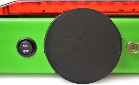 TowMate 22" Wireless LED Tow Light Bar - Lime Green, Magnetic Mount, Battery-Powered, 10+ Hours of Charge | 4-Pin Round Transmitter | Includes Charging Cord | TM22G-4R | 4 Pin Round Transmitter in Kuwait