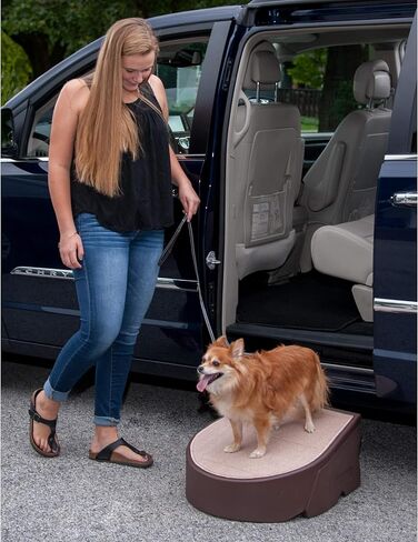 Pet Gear Stramp Stair and Ramp Combination for Dogs/Cats, Easy Step, Lightweight/Portable, Sturdy, Easy Assembly (No Tools Required) 2 Models, 3 Colors in Saudi Arabia