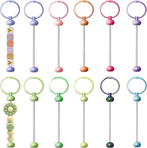 Beadable Keychain Bars Beaded Keychains Bars for Beads Creative Cute Keychain for Woman Man in Saudi Arabia