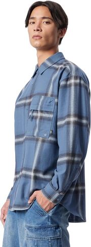 Men's Stargaze Long Sleeve Snap Front Oversized Shirt with Hidden Back Vent Standard in Kuwait