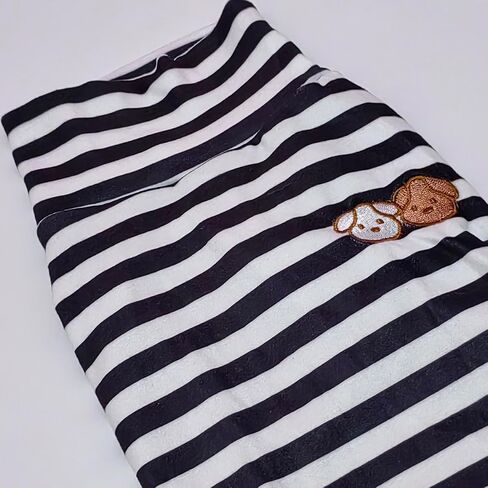 Turtleneck Dog Shirts for Large Dogs,Dog Striped T-Shirt Comfy Stretchy Shirt Dog Sweater Warm Costumes Pet Pullover Clothes for Big Dogs (XXX-Large, Brown Striped) in Saudi Arabia
