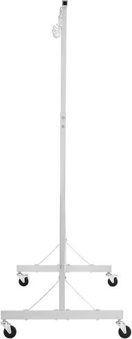 VEVOR Painting Rack, 5 ft-7 ft Adjustable Height, 66 lbs Capacity Automotive Paint Rack Stand, 8 Hooks Painting Drying Rack with 4 Swiveling Wheels, Auto Body Stand for Auto Repair Shops & Garage in Saudi Arabia