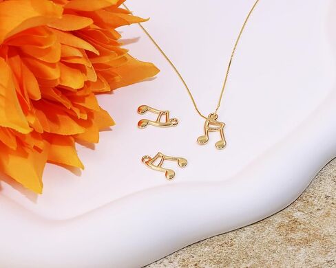 Metal Musical Symbol Note Charms Music Theme Instrument Pendant for Bracelet Earring Necklace Keychain Jewelry Making Cards Scrapbook Gift Christmas Ornaments, 17x11mm,50PCS in Saudi Arabia