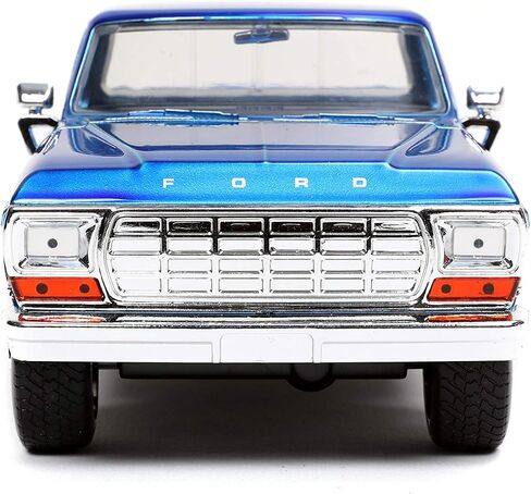 Jada Toys Just Trucks 1:24 1970 Ford F-150 with Rack Die-cast Car Candy Blue, Toys for Kids and Adults in Saudi Arabia