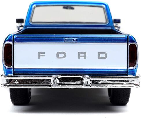 Jada Toys Just Trucks 1:24 1970 Ford F-150 with Rack Die-cast Car Candy Blue, Toys for Kids and Adults in Saudi Arabia