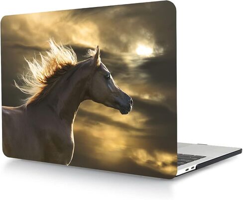 حافظة صلبة متوافقة مع حافظة MacBook Air 13 بوصة الجديدة إصدار 2020 2019 2018 موديل A2337 M1 A2179 A1932 مع شاشة Retina ومعرف اللمس، غطاء حافظة صلب من البلاستيك غير اللامع - شجرة الشاطئ in Kuwait