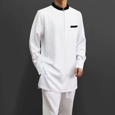 البدلة الأفريقية للرجال 2 قطعة مجموعة قميص السراويل Dashiki ملابس النيجيري ملابس الزفاف in Kuwait