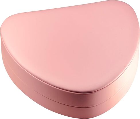 LED Black Necklace Pendant Ring Box for Engagement, Wedding…Unique Designed Heart to Heart Idea PU Leather Heart Shaped Necklace Earrings Ring Sets Jewelry Gift Holder Box with Light for Men for Women in Kuwait