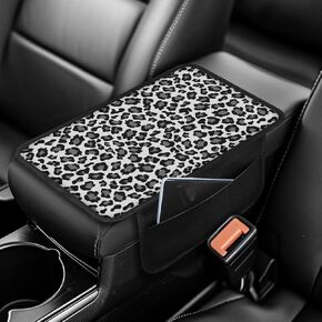 Dreaweet Sea Turtle Car Accessories Center Console Cover Black Car Arm Rest Cover,Car Armrest Box Pad with Pockets,Soft Comfy Arm Rest Cushion Pads for SUV Truck Sedan Vehicle