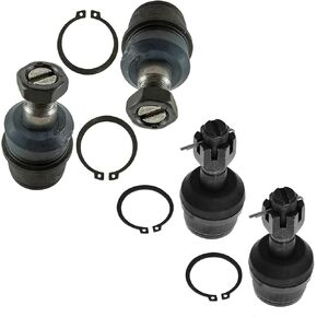4 Piece Upper & Lower Ball Joint Kit LH & RH Set for 80-97 Ford F250 F30 4WD